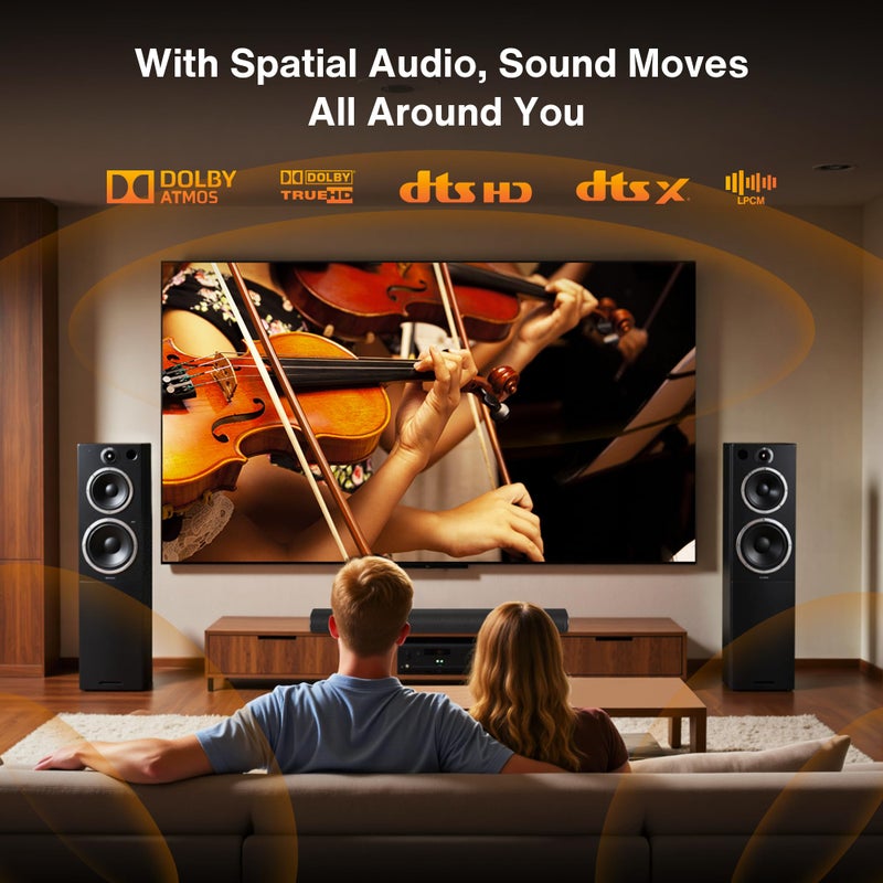 IVANKY Optical Audio Cable 3.3ft/1M Digital Audio Optical Cable for Soundbar, S/PDIF Toslink Fiber Optic Cord [Braided, Gold-Plated Connectors, CL3 Rated] for TV, Samsung, Xbox/PS4, Sonos-Grey - Image 4